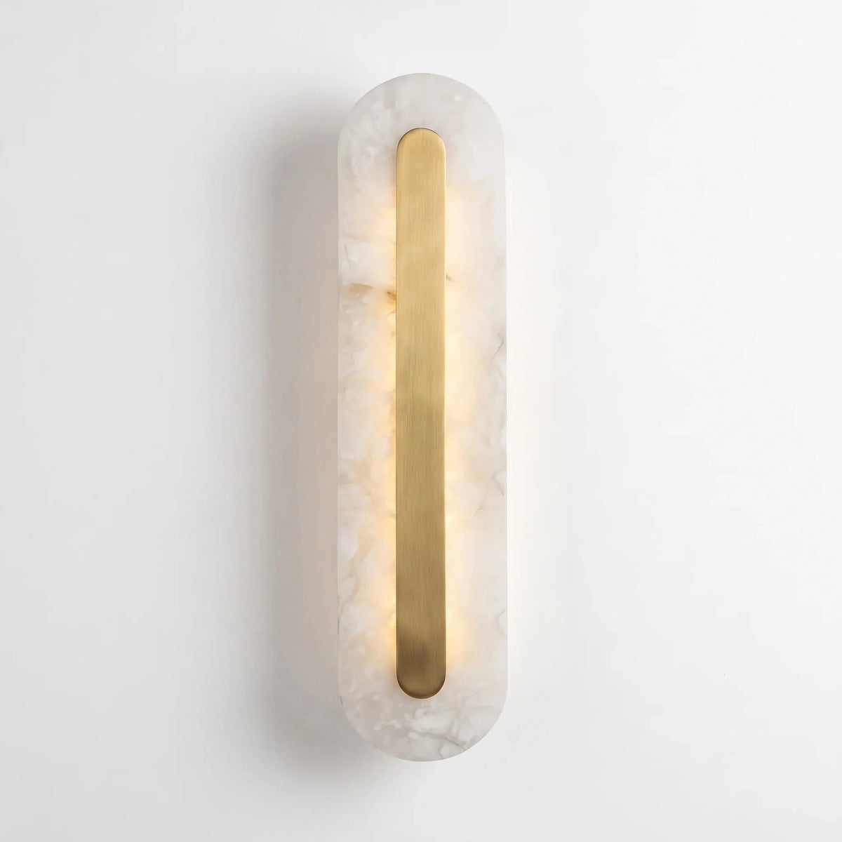 Slim Blade Alabaster Wall Light