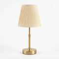 Slim Pleated Cordless Table Lamp