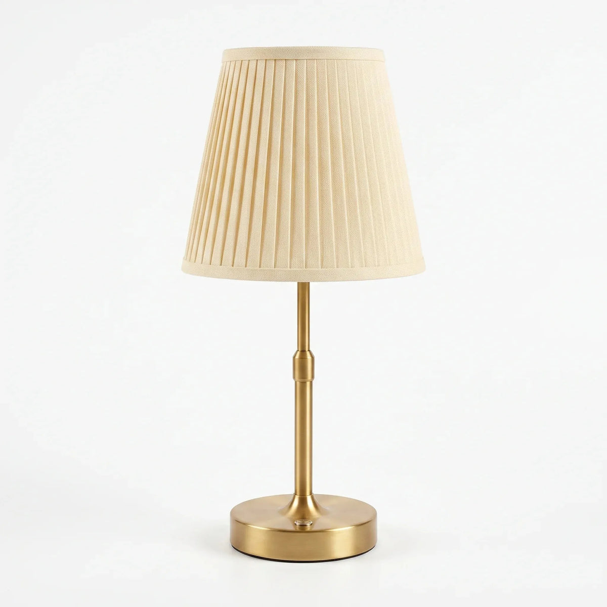 Slim Pleated Cordless Table Lamp