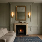 Tall Alabaster Channel Wall Light