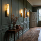 Tall Alabaster Channel Wall Light